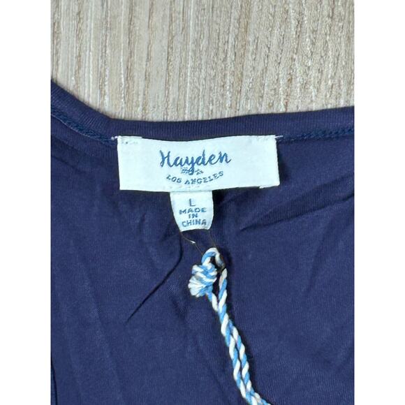 Hayden‎ Los Angeles Tank Dress in Navy Blue Size L - Picture 4 of 7